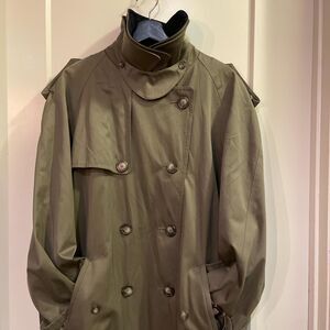 Men's Khaki and Cream Coat